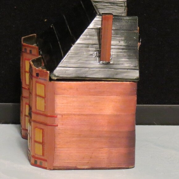 Vintage Miniature Wheat Stalk Trinket Box House - Picture 6 of 9